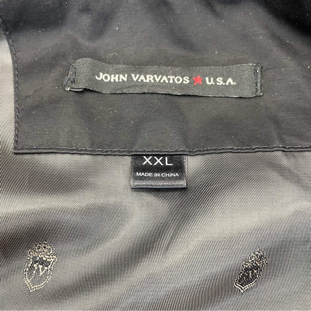 John Varvatos Bomber Jacket XXL Black - Picture 14 of 16